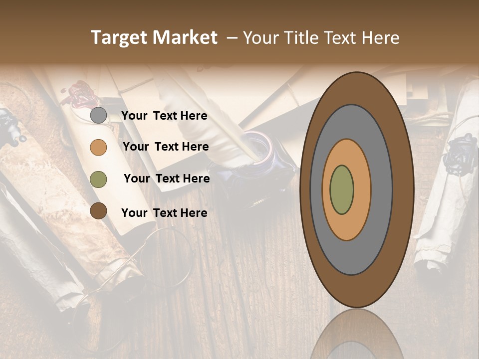 Inkwell Message Mystery PowerPoint Template