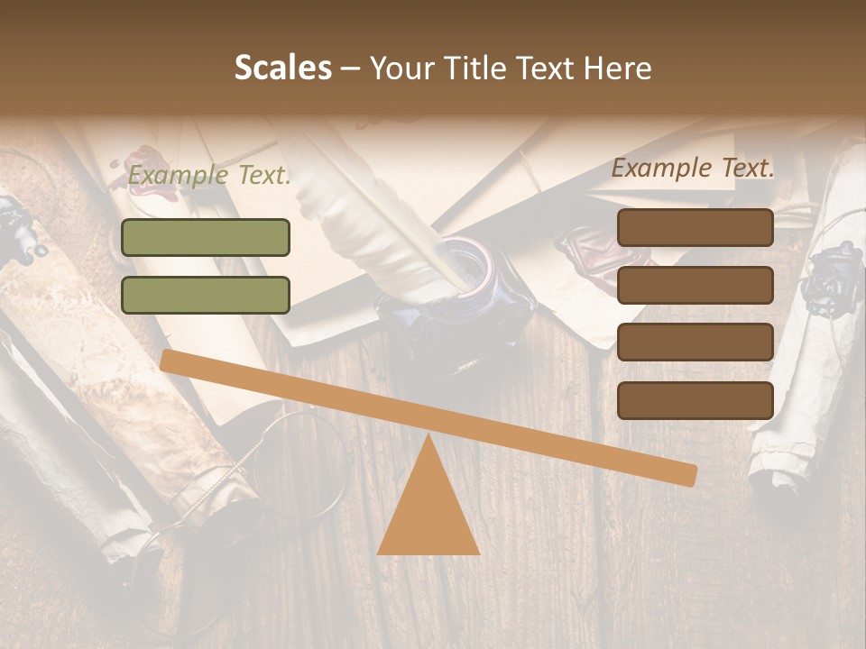 Inkwell Message Mystery PowerPoint Template