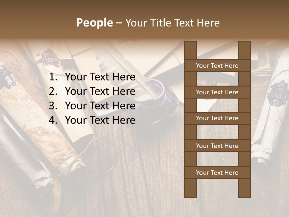 Inkwell Message Mystery PowerPoint Template