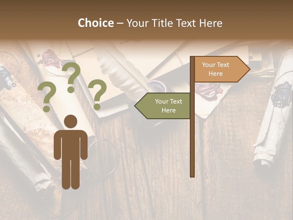 Inkwell Message Mystery PowerPoint Template