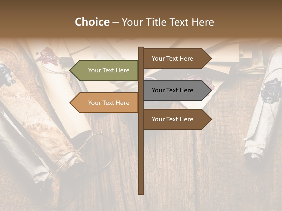 Inkwell Message Mystery PowerPoint Template