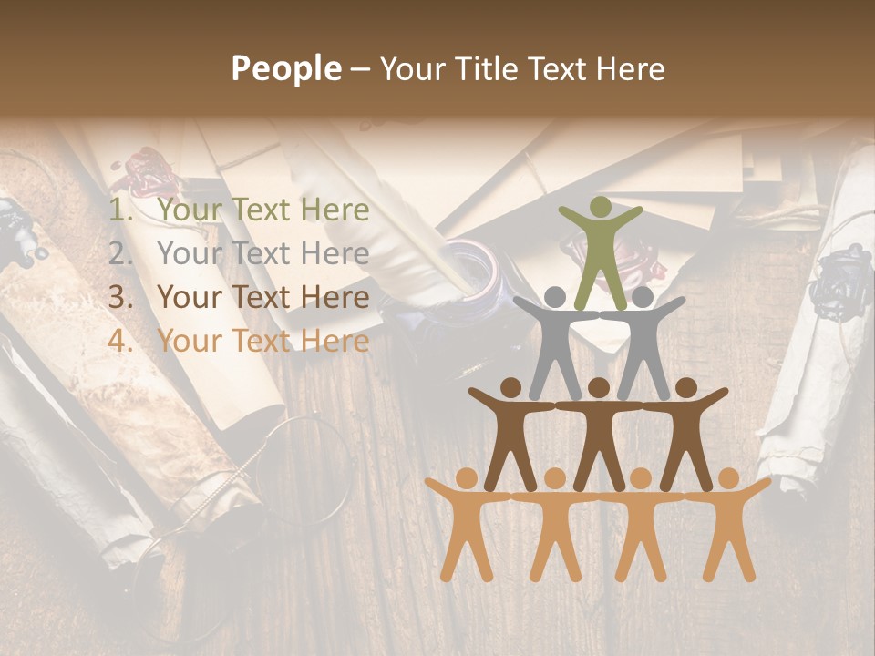 Inkwell Message Mystery PowerPoint Template