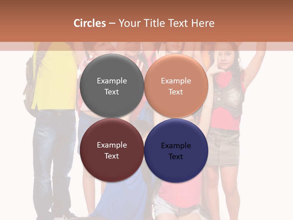 Diversity Boy Excitement PowerPoint Template