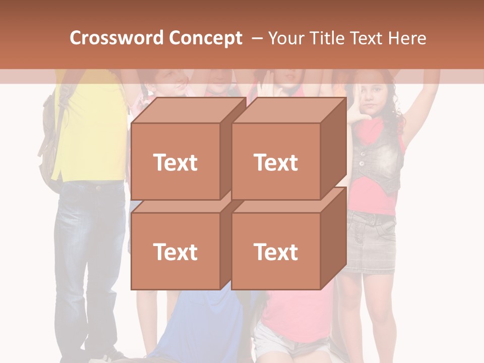 Diversity Boy Excitement PowerPoint Template