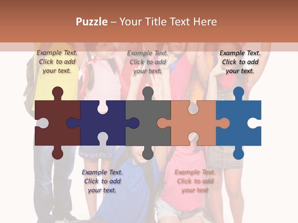 Diversity Boy Excitement PowerPoint Template