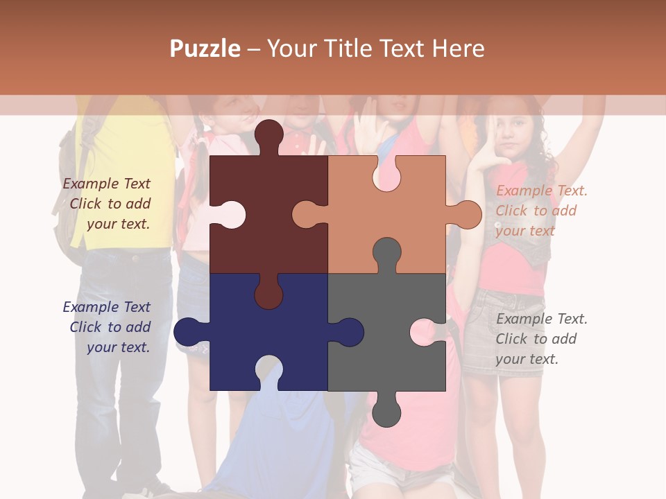 Diversity Boy Excitement PowerPoint Template