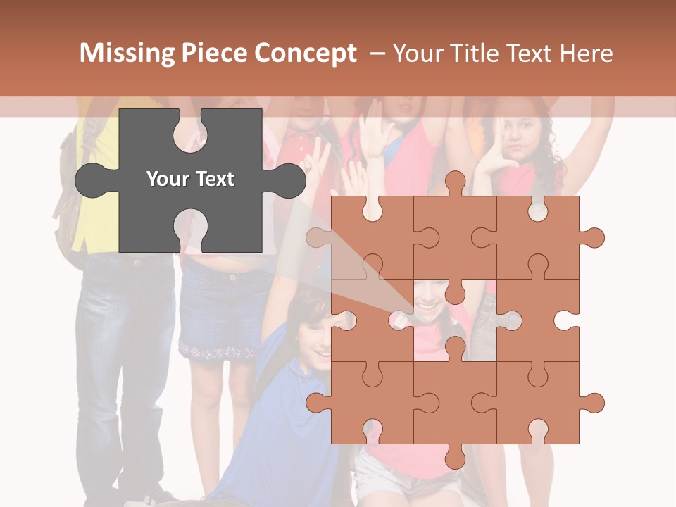 Diversity Boy Excitement PowerPoint Template