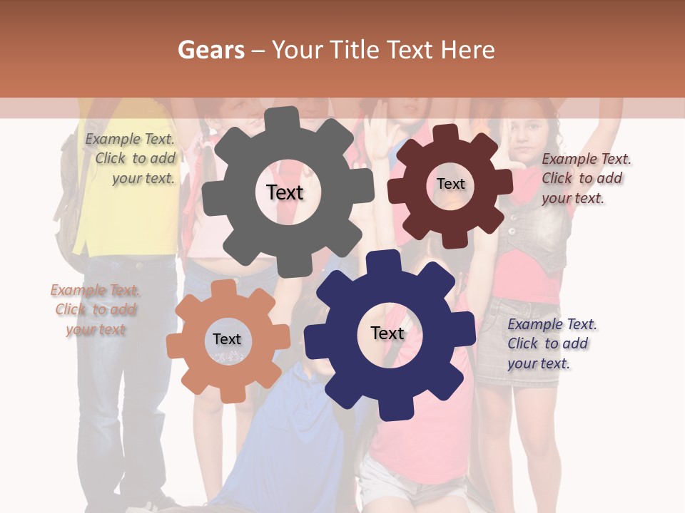 Diversity Boy Excitement PowerPoint Template