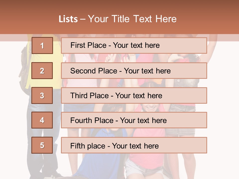 Diversity Boy Excitement PowerPoint Template
