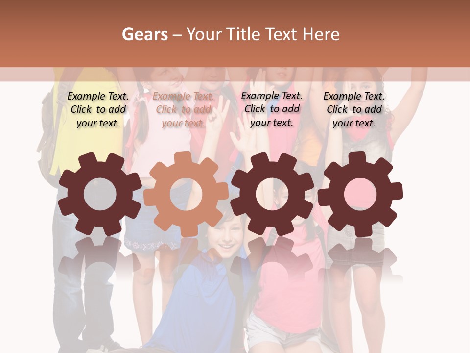 Diversity Boy Excitement PowerPoint Template