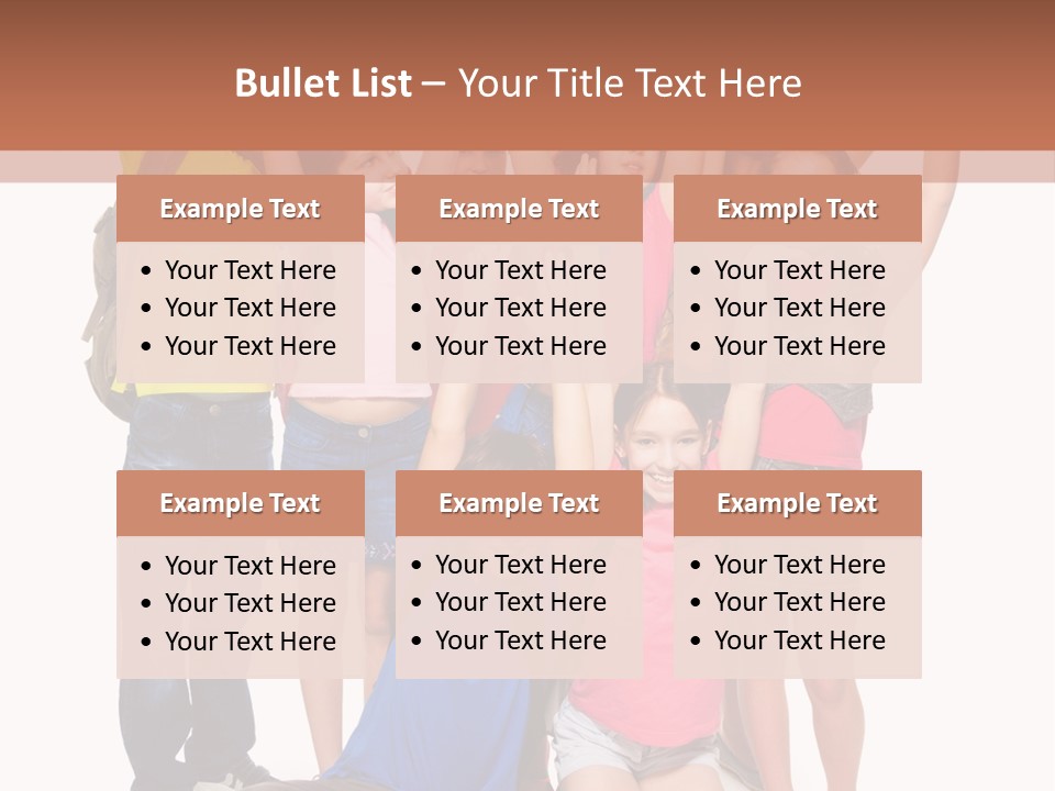 Diversity Boy Excitement PowerPoint Template