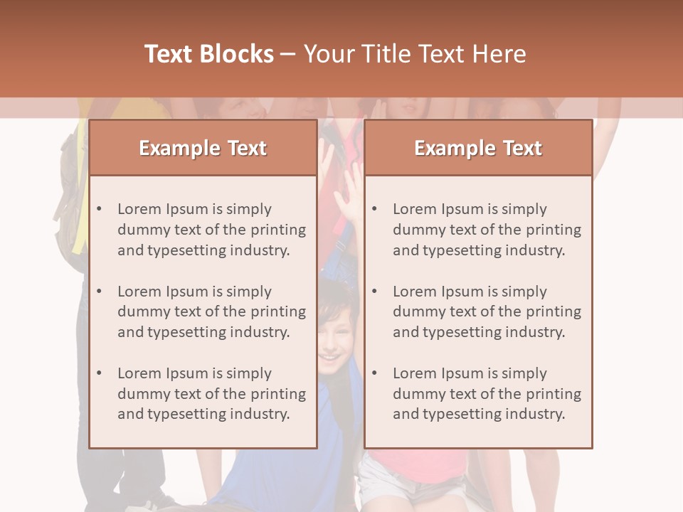 Diversity Boy Excitement PowerPoint Template