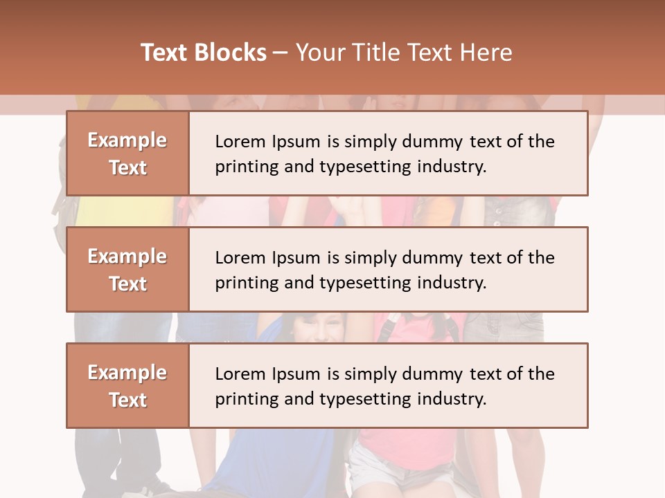 Diversity Boy Excitement PowerPoint Template