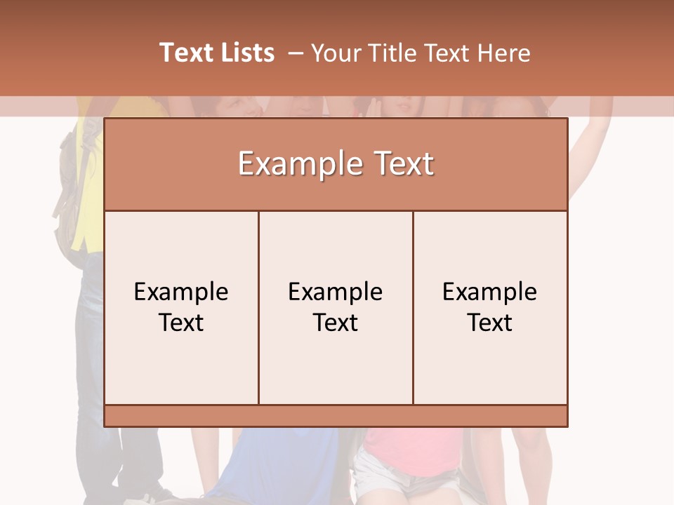 Diversity Boy Excitement PowerPoint Template