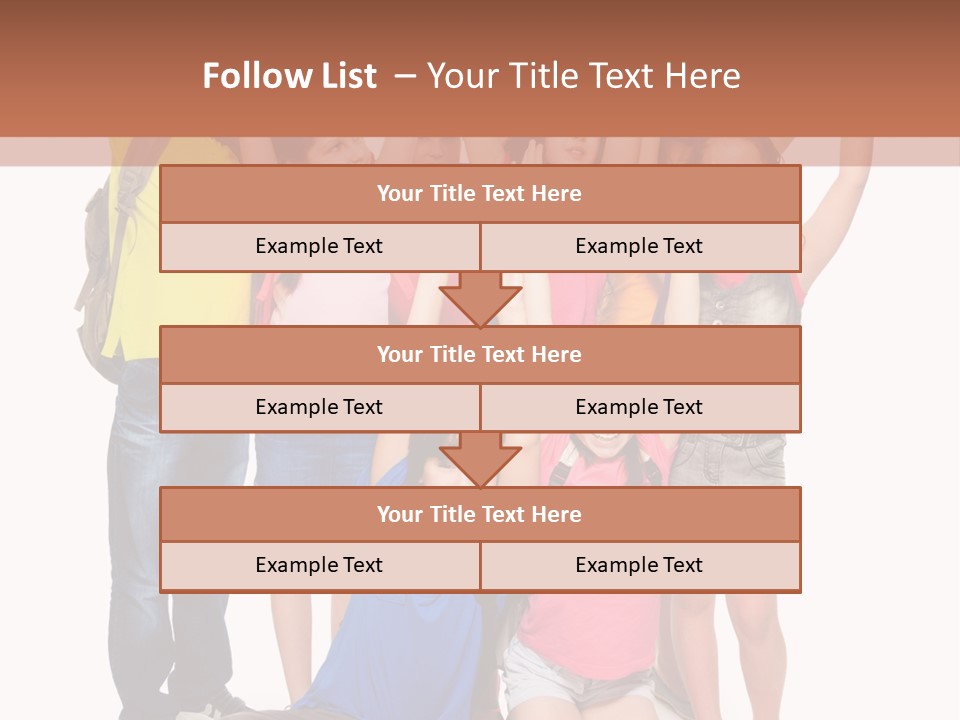 Diversity Boy Excitement PowerPoint Template