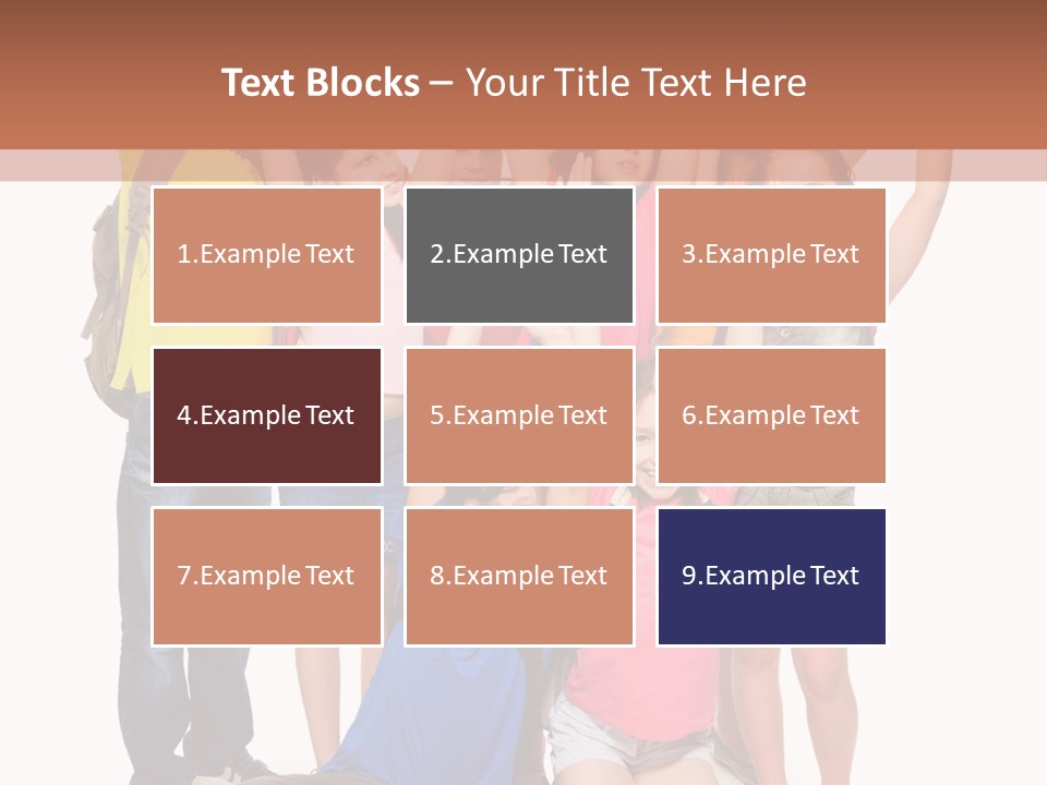 Diversity Boy Excitement PowerPoint Template