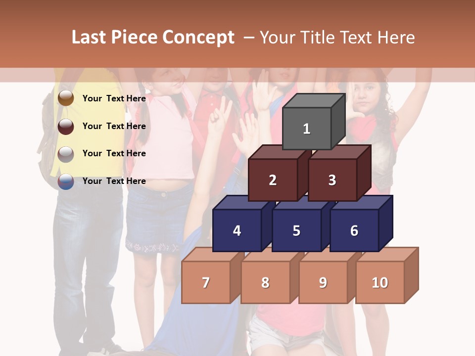 Diversity Boy Excitement PowerPoint Template