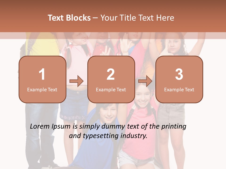 Diversity Boy Excitement PowerPoint Template