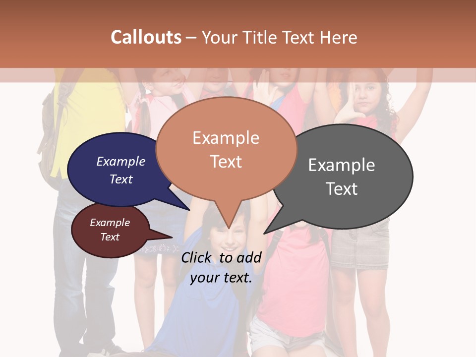 Diversity Boy Excitement PowerPoint Template