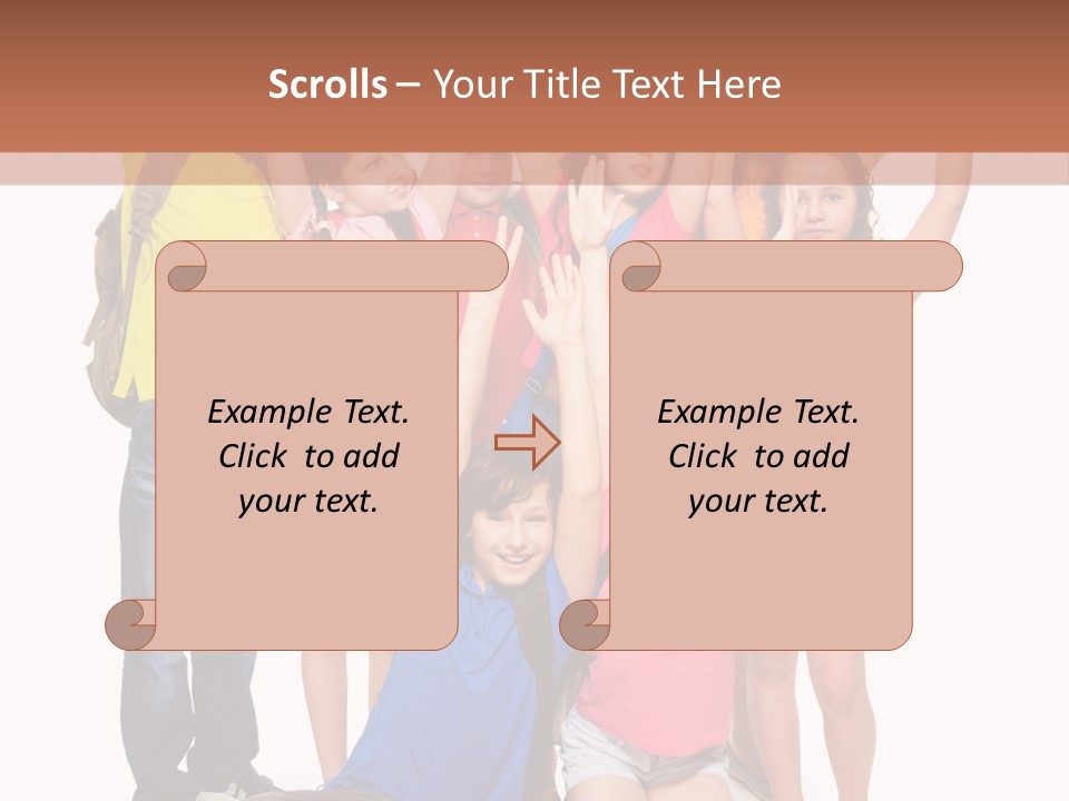 Diversity Boy Excitement PowerPoint Template