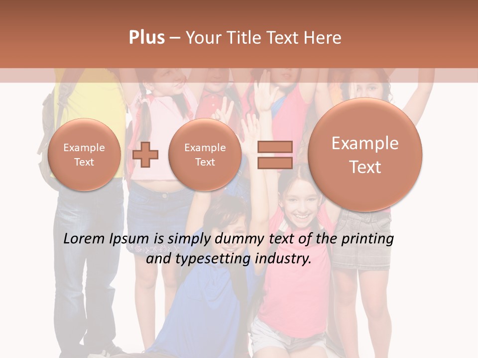 Diversity Boy Excitement PowerPoint Template