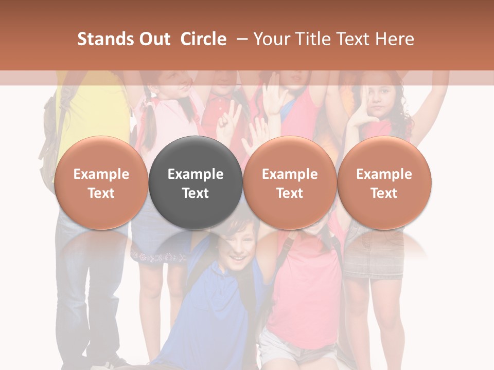 Diversity Boy Excitement PowerPoint Template