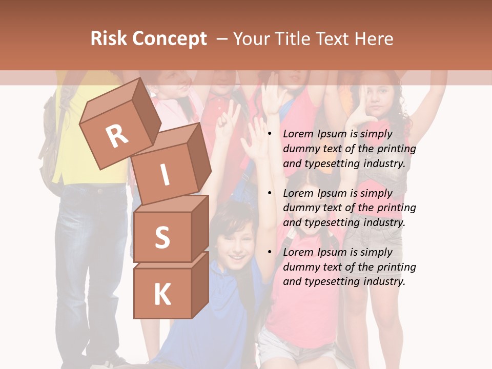 Diversity Boy Excitement PowerPoint Template