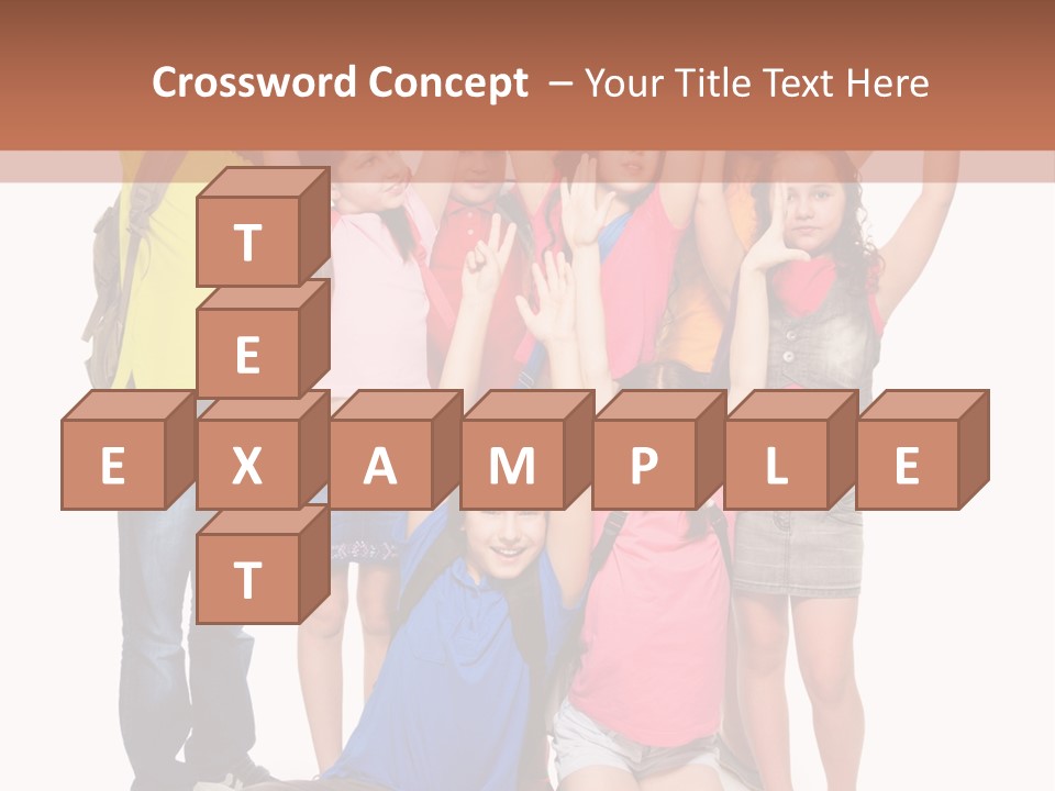 Diversity Boy Excitement PowerPoint Template