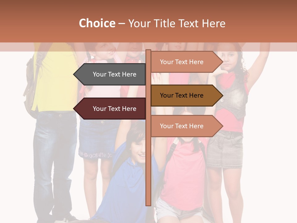 Diversity Boy Excitement PowerPoint Template