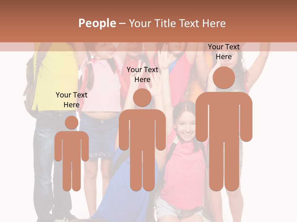 Diversity Boy Excitement PowerPoint Template