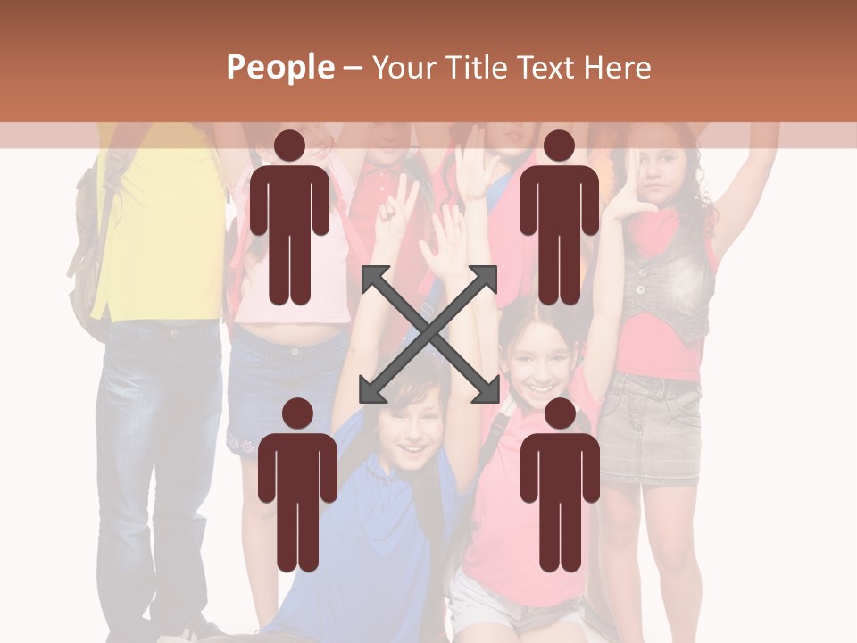 Diversity Boy Excitement PowerPoint Template