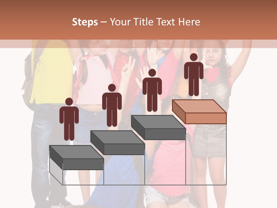 Diversity Boy Excitement PowerPoint Template