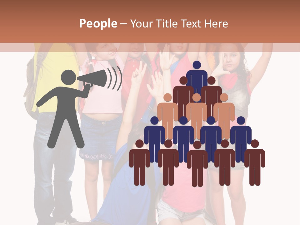 Diversity Boy Excitement PowerPoint Template