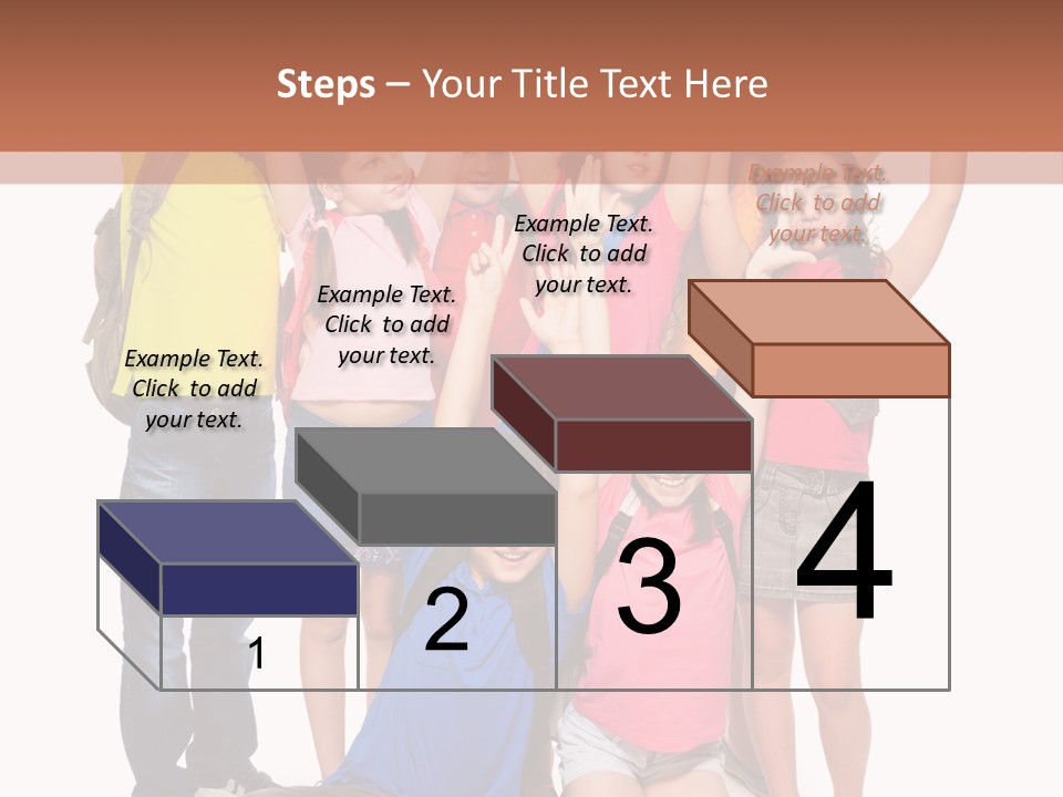 Diversity Boy Excitement PowerPoint Template