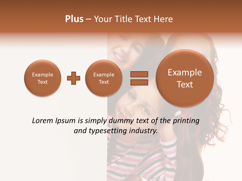 Card Positive Board PowerPoint Template
