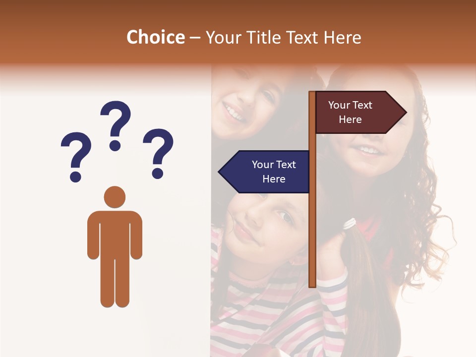 Card Positive Board PowerPoint Template