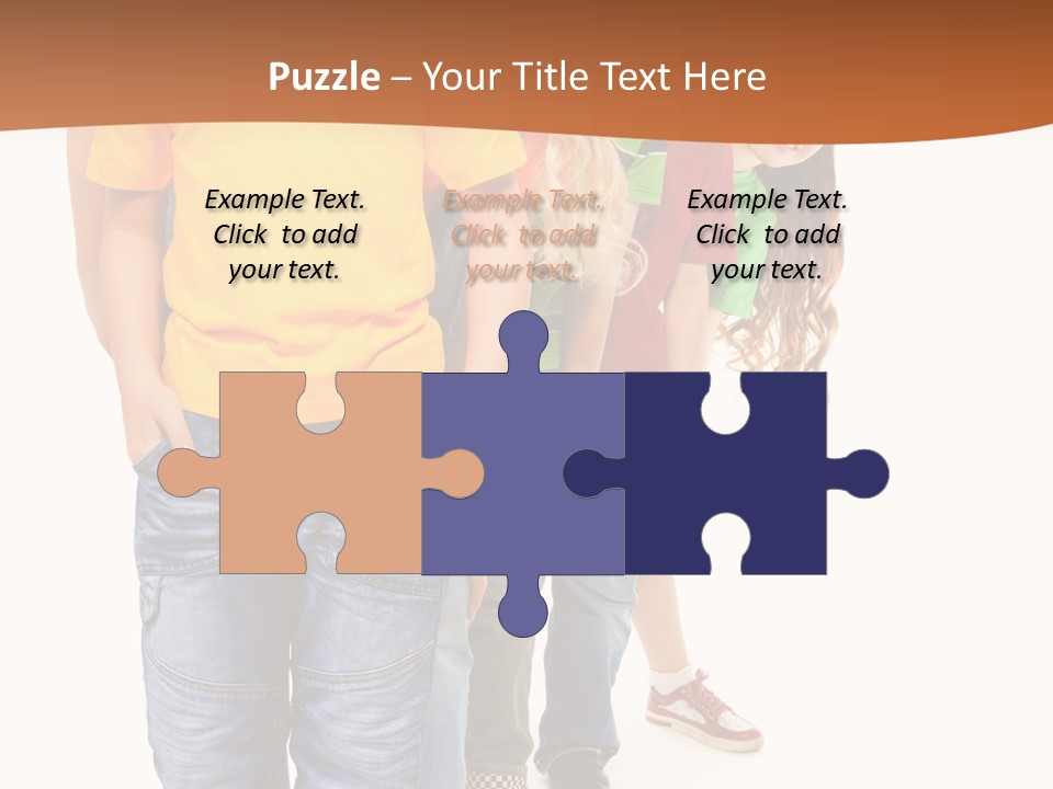 Years Old Boy Isolated PowerPoint Template