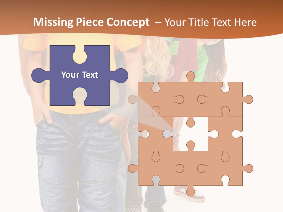 Years Old Boy Isolated PowerPoint Template