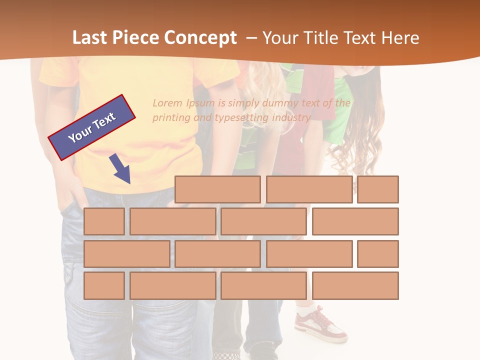 Years Old Boy Isolated PowerPoint Template