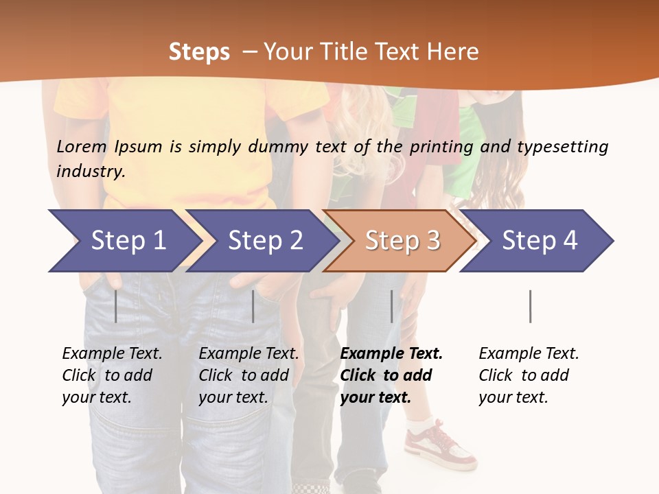 Years Old Boy Isolated PowerPoint Template