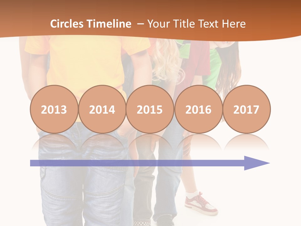 Years Old Boy Isolated PowerPoint Template