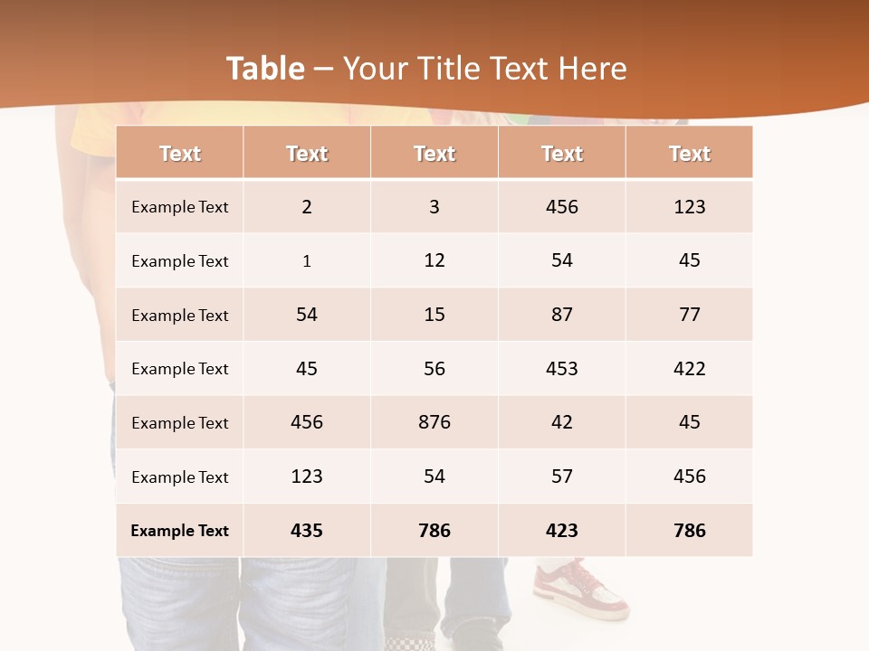 Years Old Boy Isolated PowerPoint Template