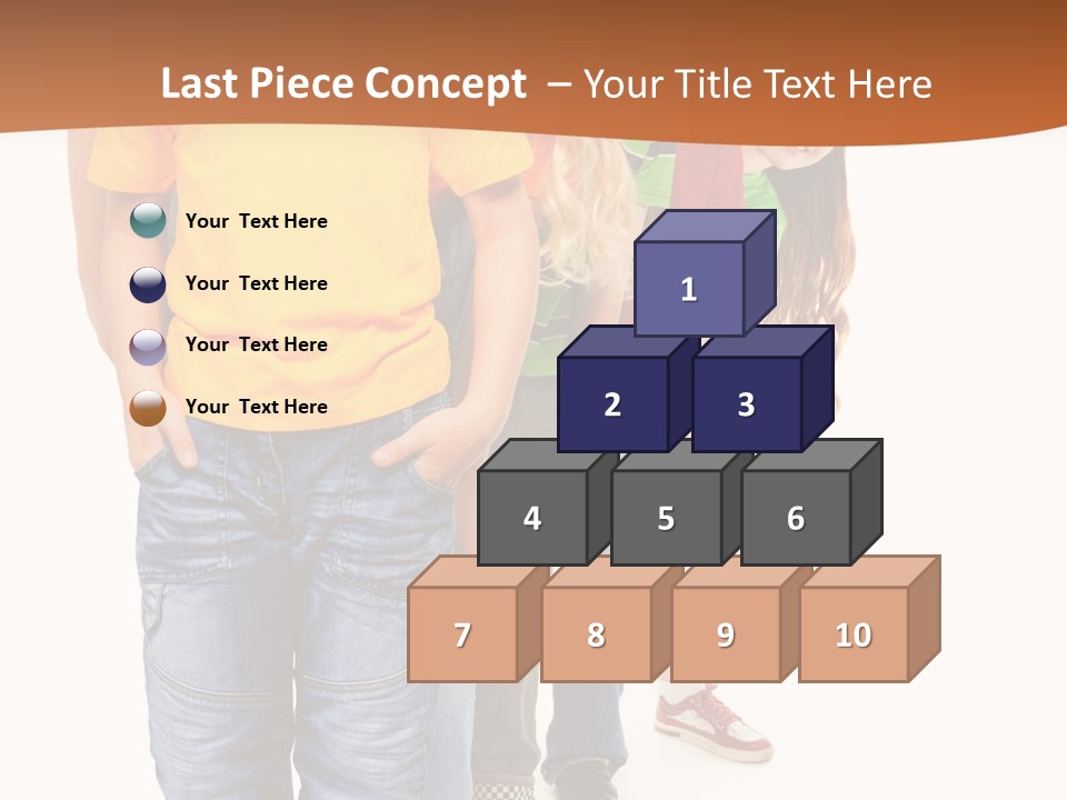 Years Old Boy Isolated PowerPoint Template