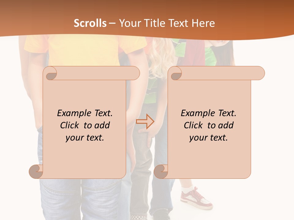 Years Old Boy Isolated PowerPoint Template