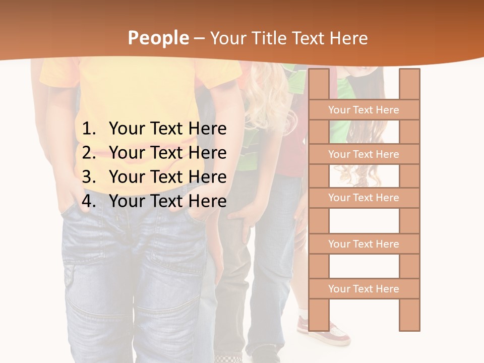 Years Old Boy Isolated PowerPoint Template