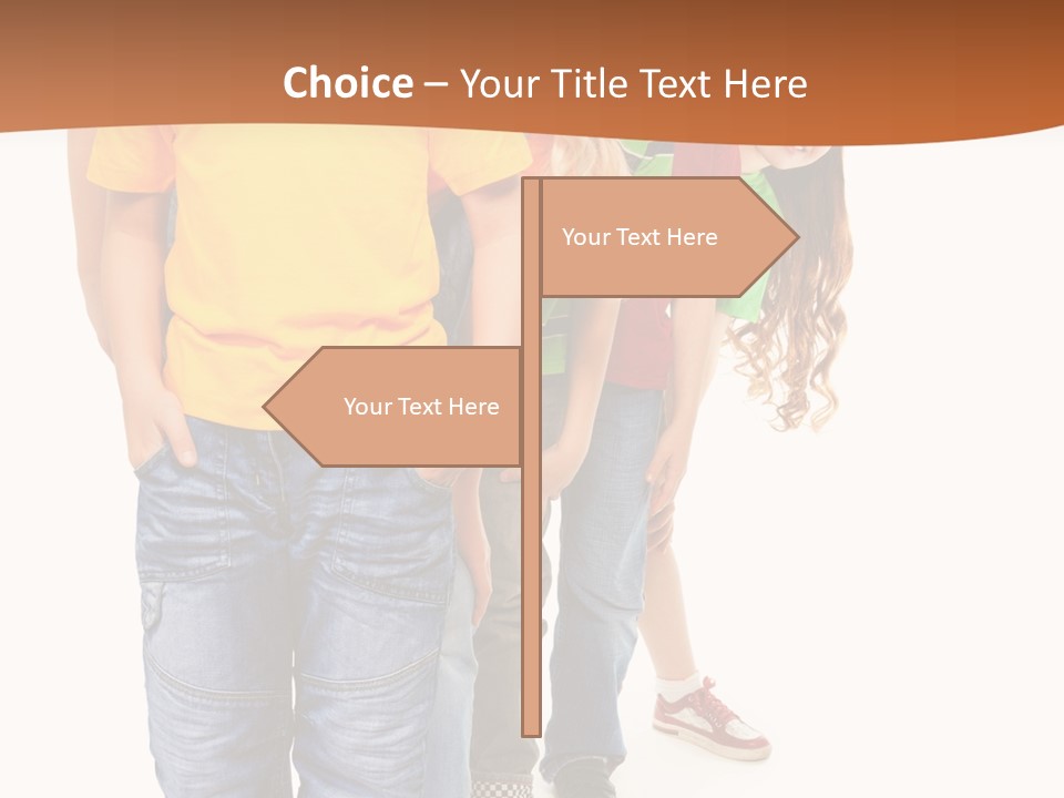 Years Old Boy Isolated PowerPoint Template