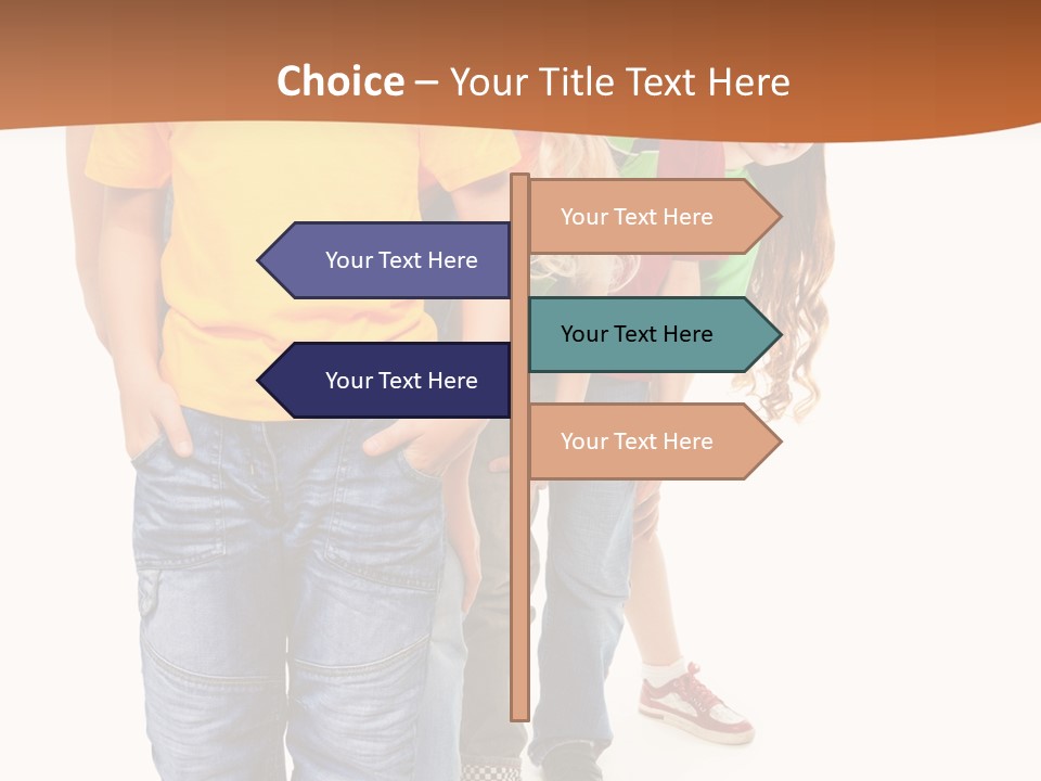 Years Old Boy Isolated PowerPoint Template