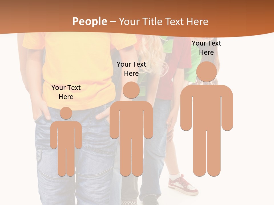 Years Old Boy Isolated PowerPoint Template