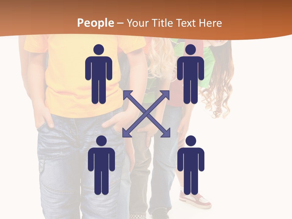 Years Old Boy Isolated PowerPoint Template