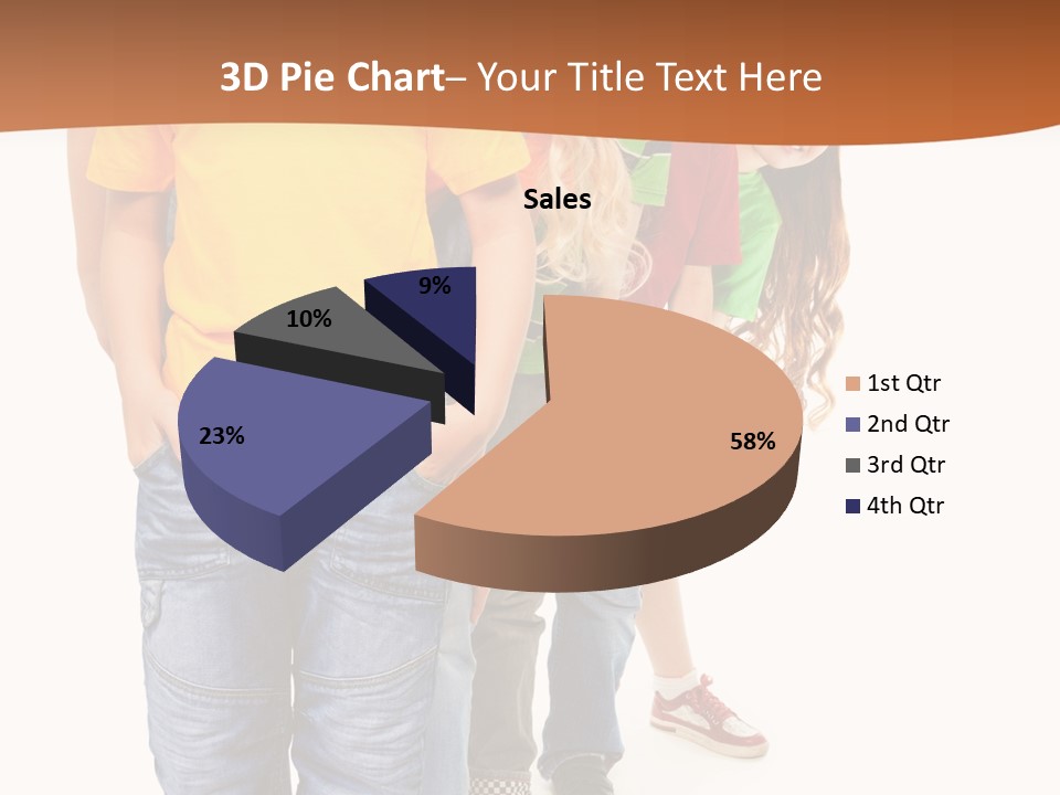 Years Old Boy Isolated PowerPoint Template